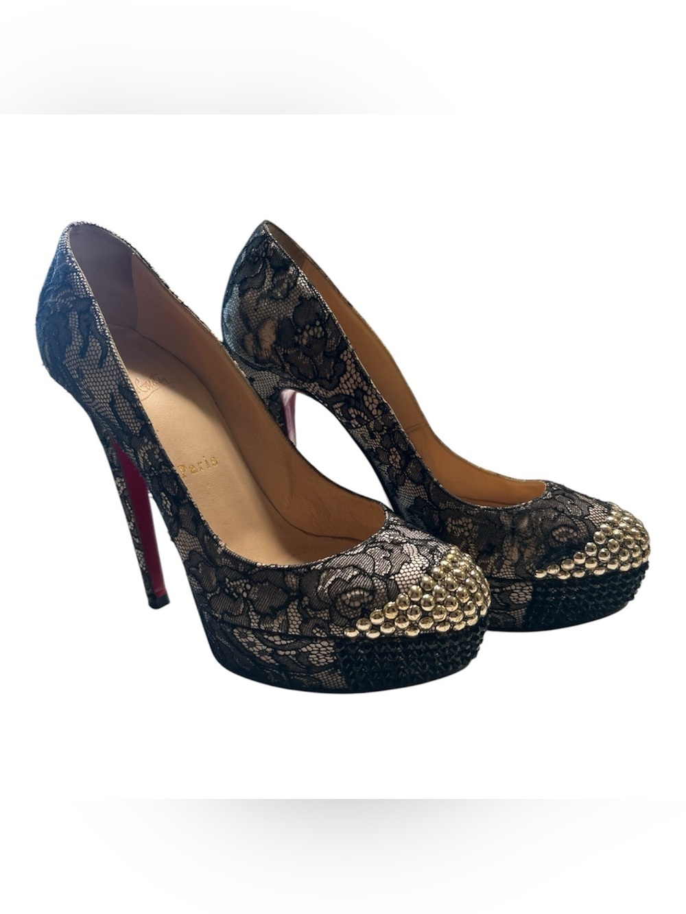 Christian Louboutin Platform Lace Heels